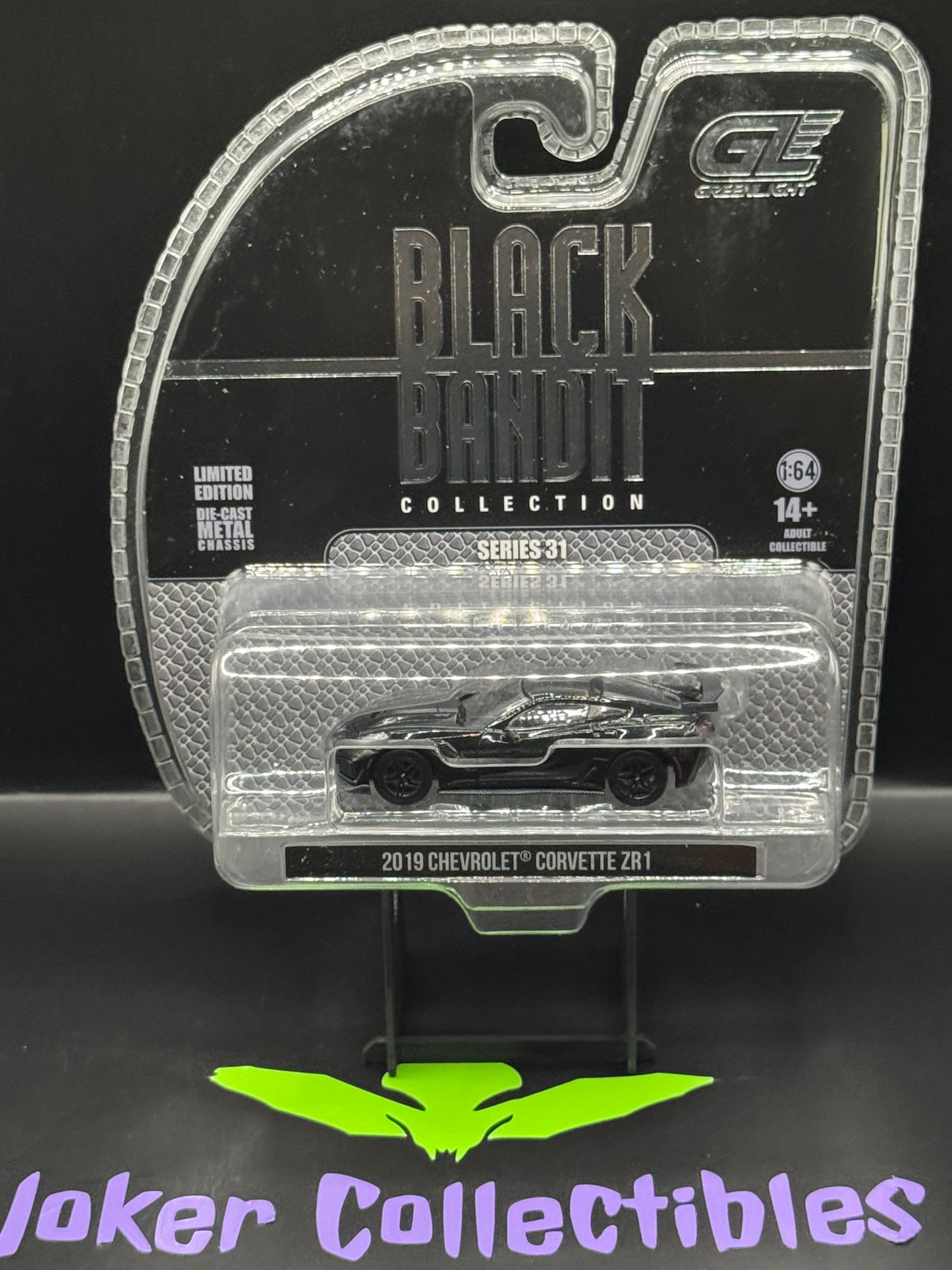 Greenlight Black Bandit Collection Series 31 2019 Chevrolet Corvette ZR1