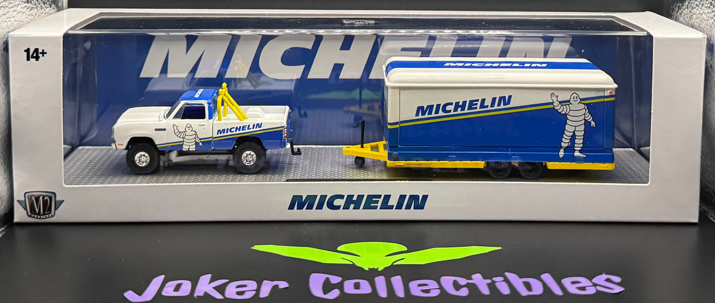 M2 Machines Auto-Haulers Michelin 1979 Dodge 150 Power Wagon & 1969 Dodge Dart Swinger R98 26-22