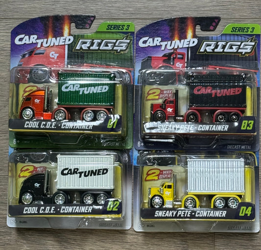 CarTuned Rigs Rig$ Series 3 Set of 4 Factory Sealed Case Car Tuned