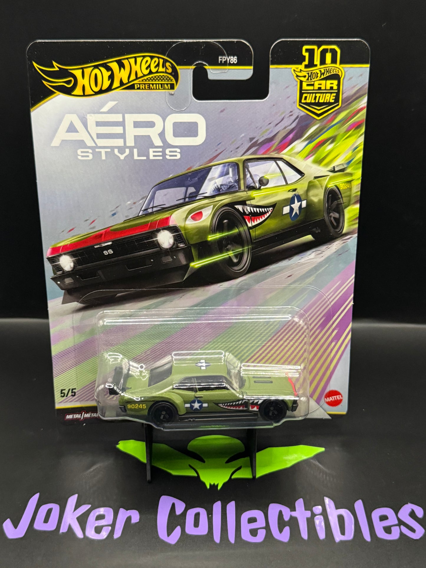 Bad Card Hot Wheels Premium Car Culture 2026 Aero Styles Custom '70 Chevy Nova # 5/5