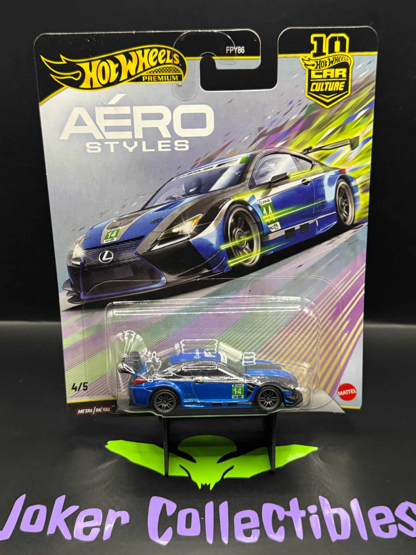 Bad Card Hot Wheels Premium Car Culture 2026 Aero Styles Lexus RC F GT3 # 4/5