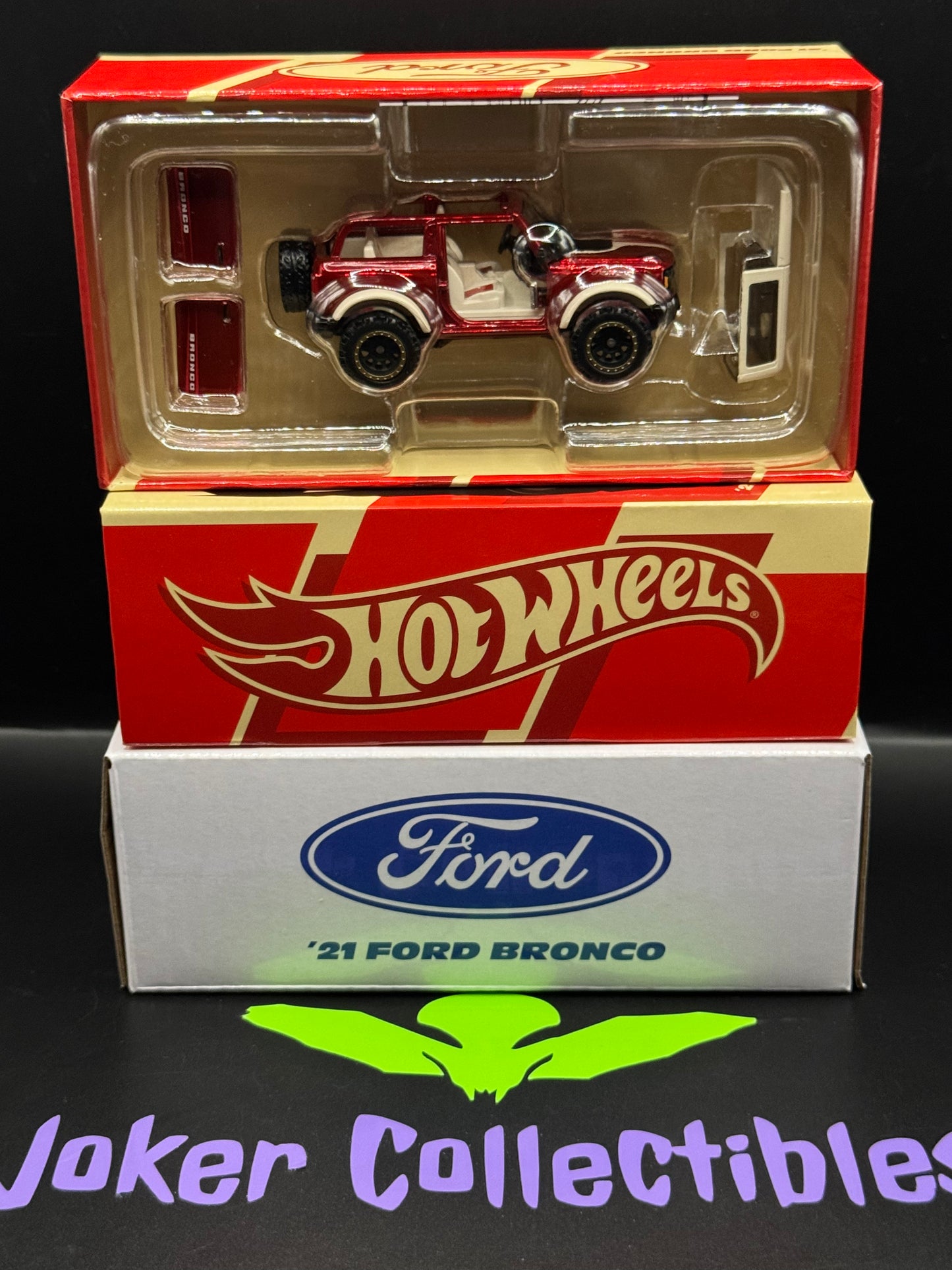 Hot Wheels 2026 RLC Exclusive Red Line Club '21 Ford Bronco Red
