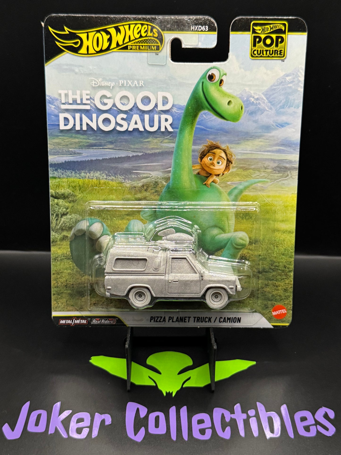 Hot Wheels Premium Pop Culture Disney Pixar The Good Dinosaur Pizza Planet Truck