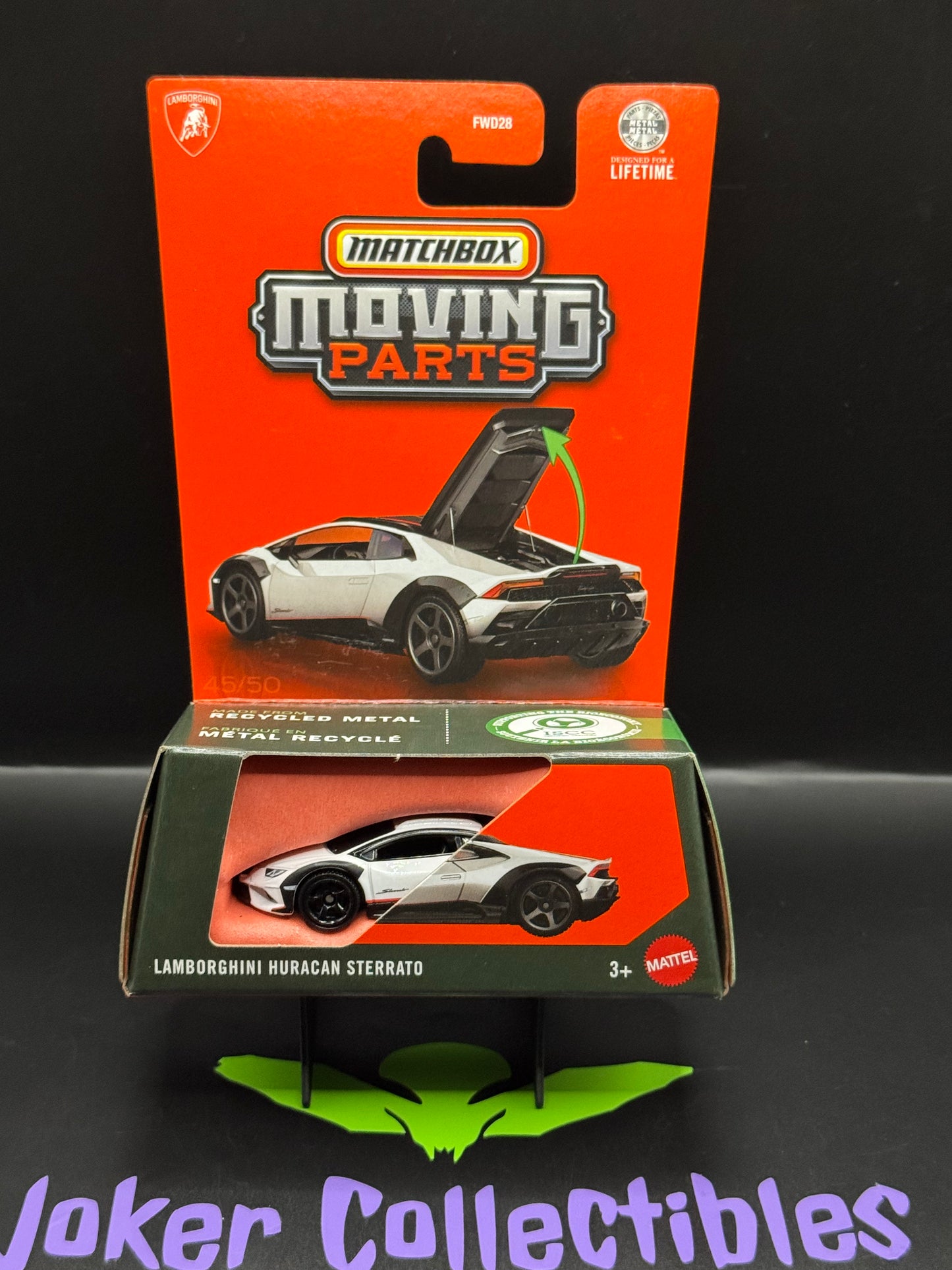Matchbox 2026 Moving Parts White Lamborghini Huracan Sterrato