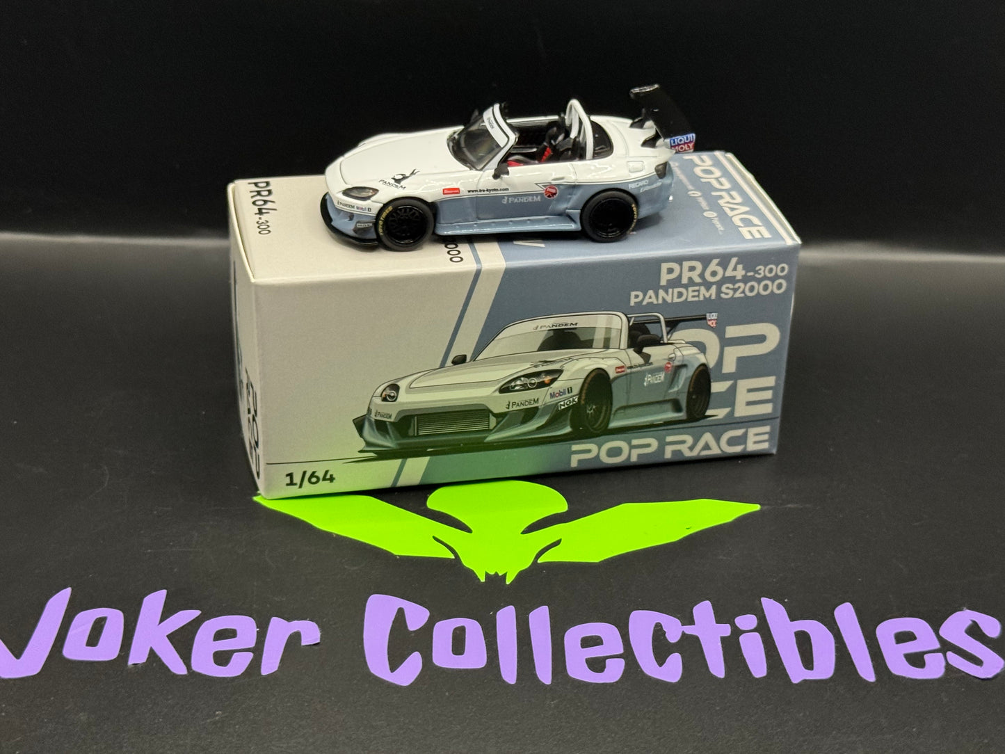 Pop Race Pandem Honda S2000 White PR64-300