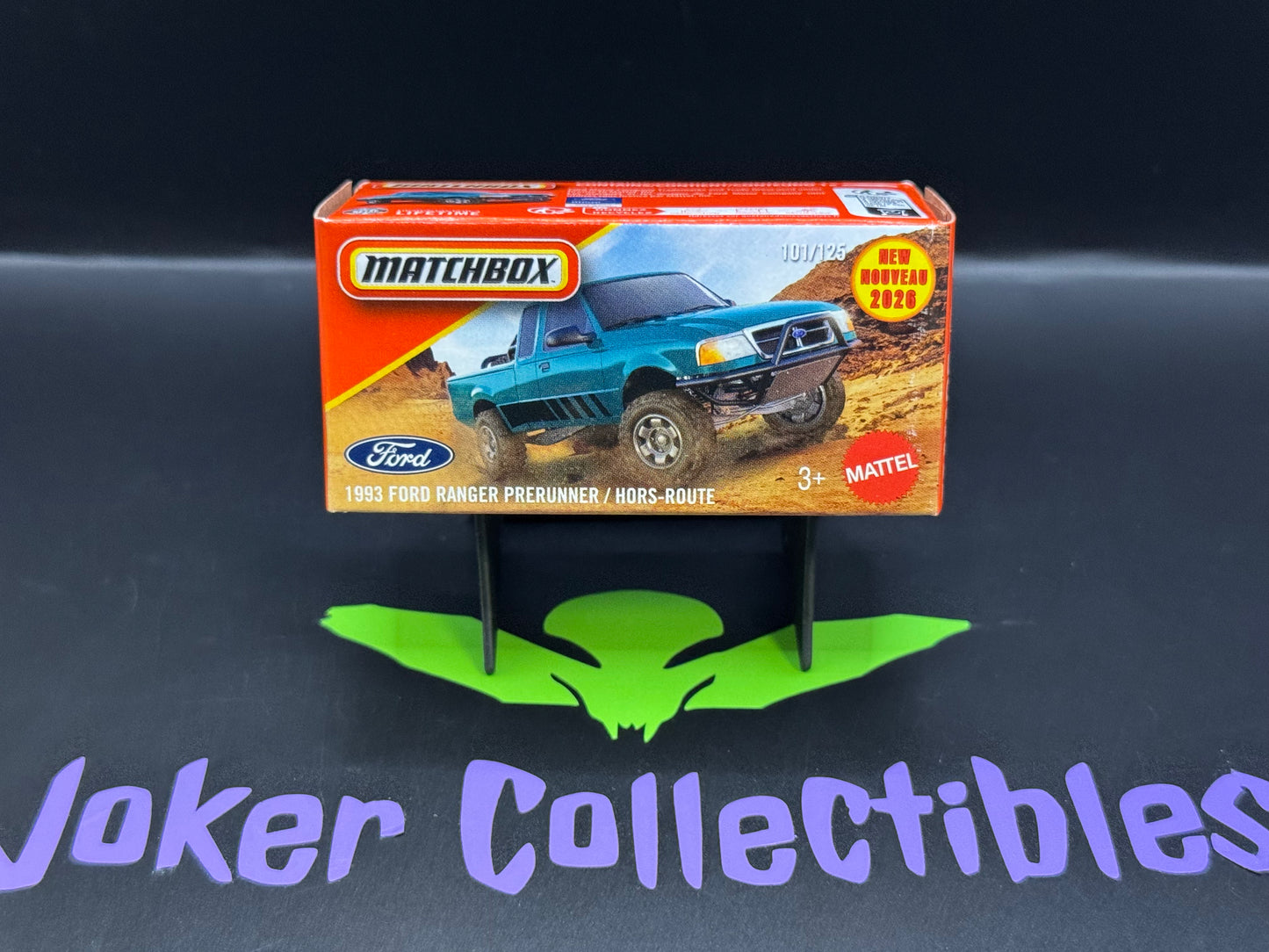 Matchbox Power Grabs 2026 Blue Green 1993 Ford Ranger Prerunner 101/125