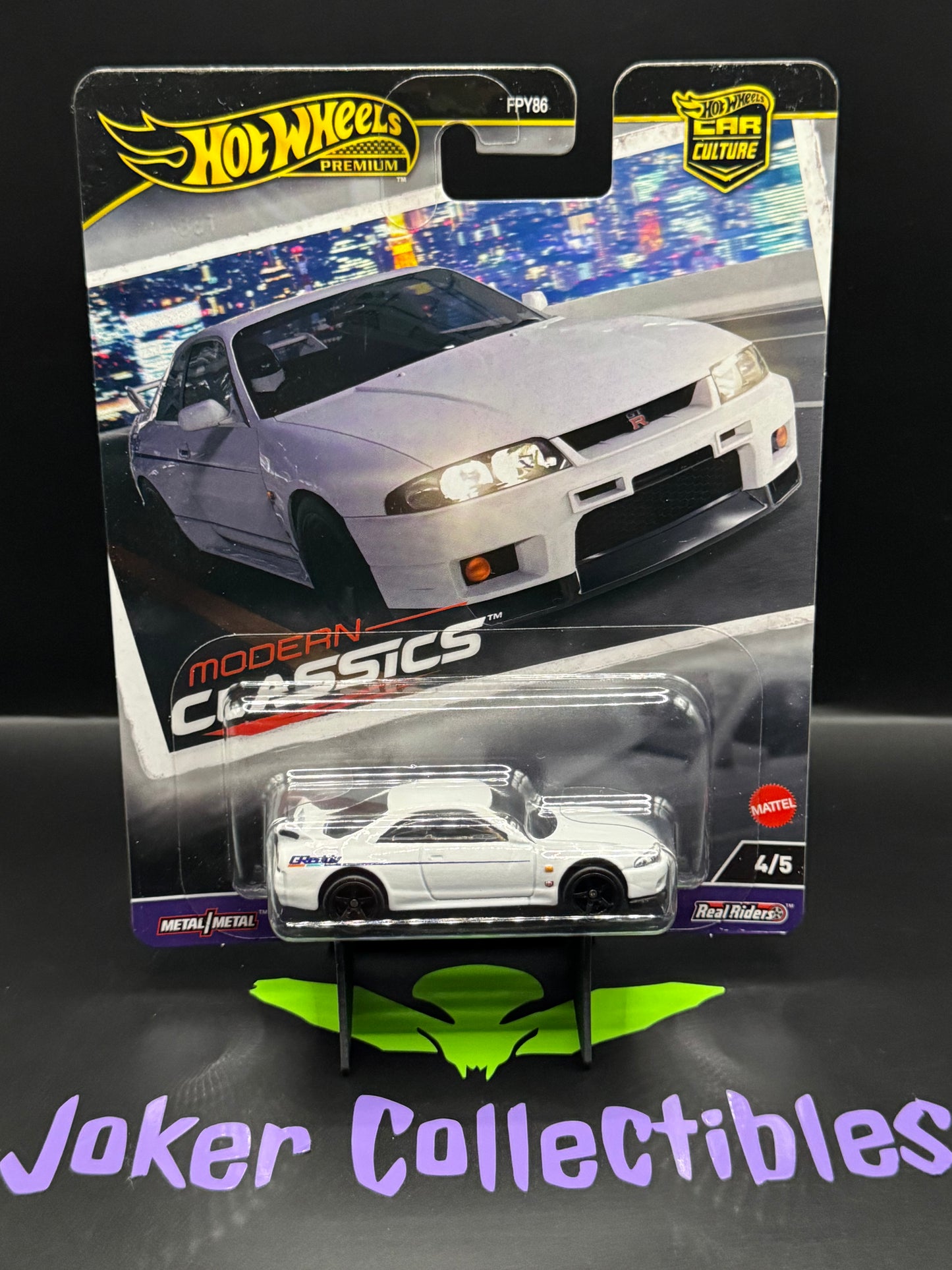 Hot Wheels Premium Car Culture Modern Classics GReddy Nissan Skyline GT-R (BNCR33) # 4/5
