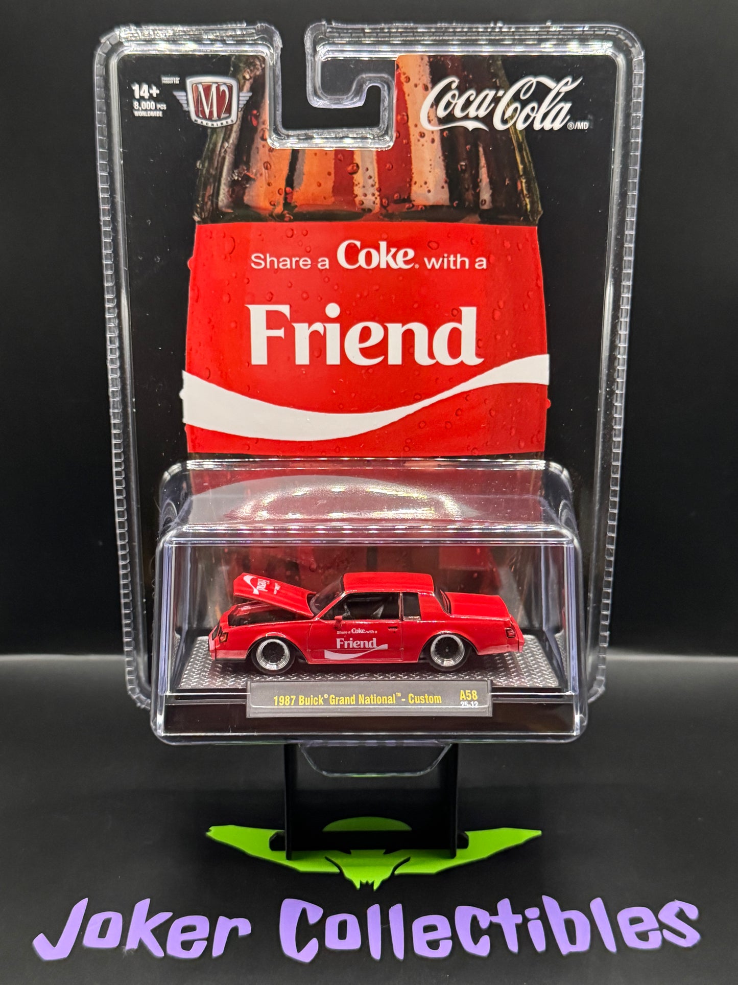 M2 Machines Share a Coke with a Friend 1987 Buick Grand National Custom A58 25-12 Coca-Cola