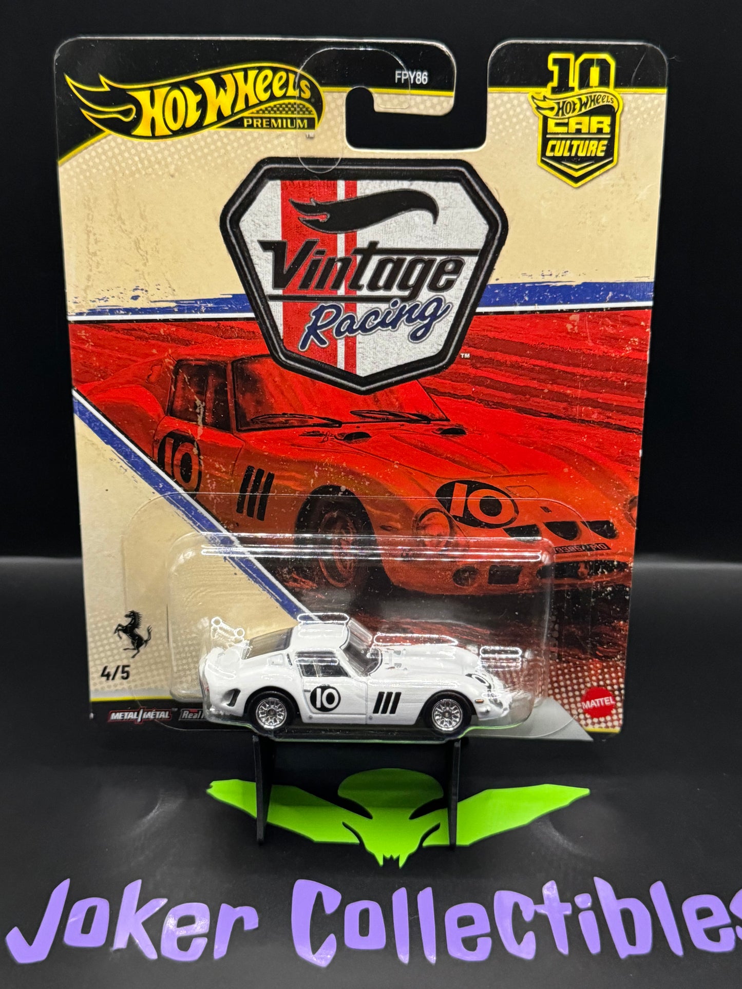 Hot Wheels Premium Car Culture 2026 Vintage Racing Ferrari 250 GTO # 4/5