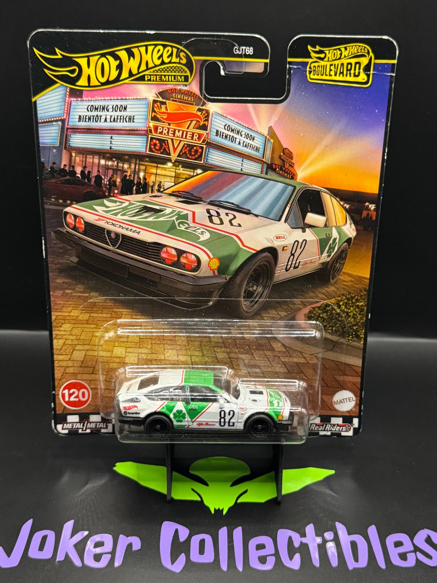 Bad Card Hot Wheels Premium Boulevard Alfa Romeo GTV6 3.0 # 120