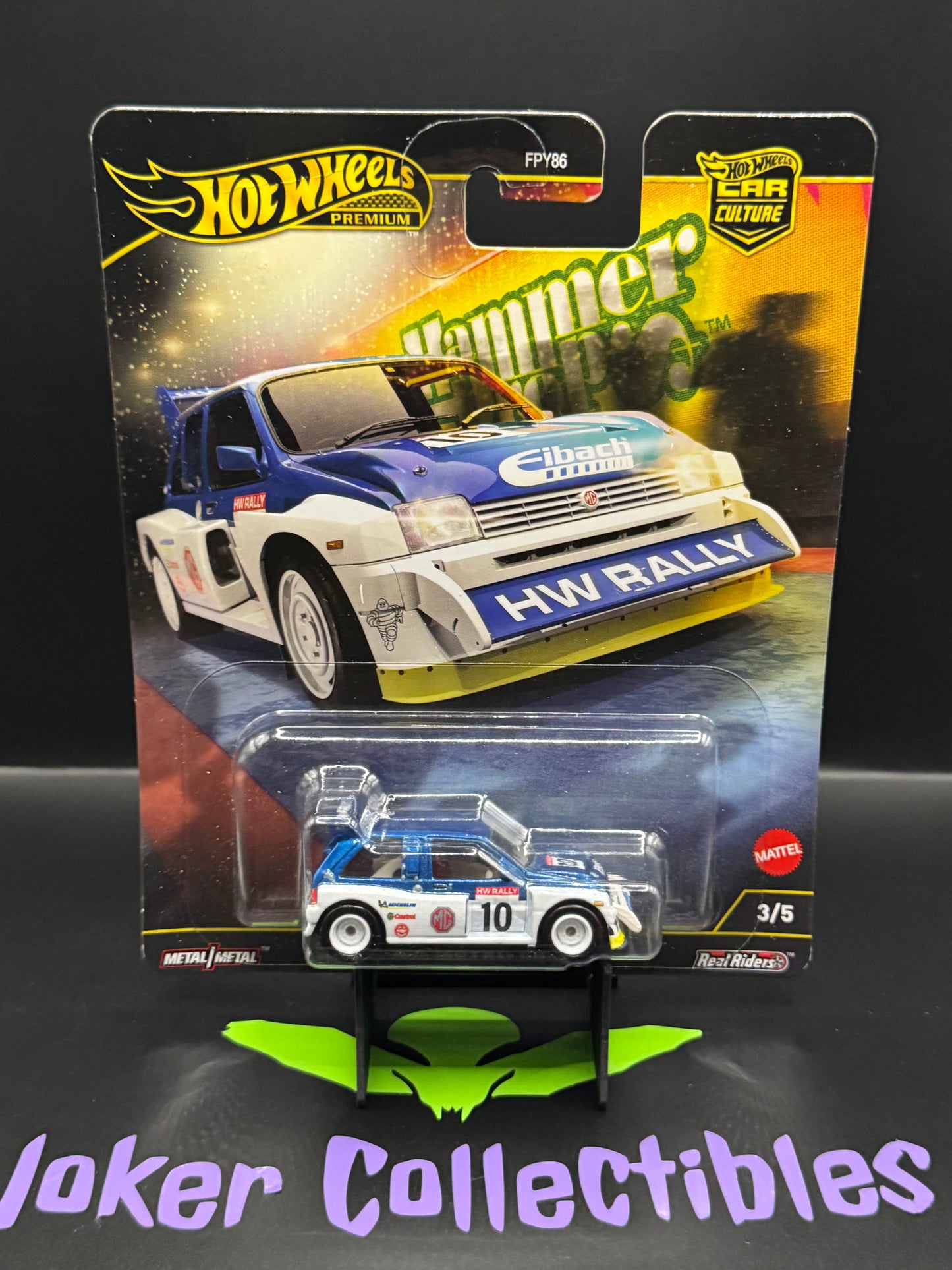Bad Card Hot Wheels Premium Car Culture Hammer Drop MG Metro 6R4 # 3/5