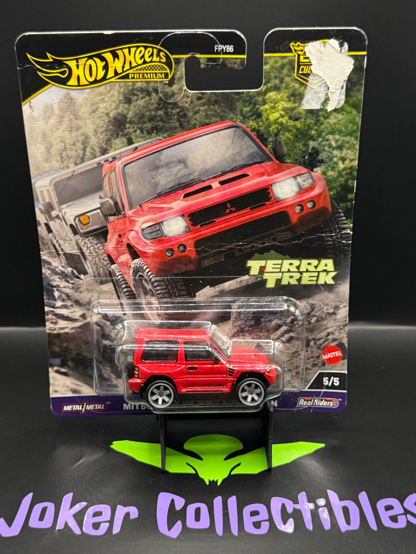 Bad Card Hot Wheels Premium Car Culture Terra Trek Mitsubishi Pajero Evolution # 5/5