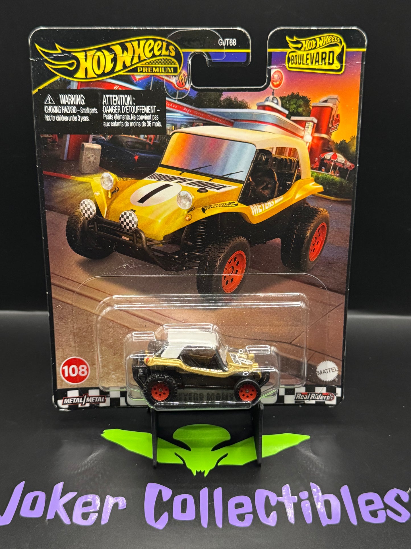 Bad Card Hot Wheels Premium Boulevard Meyers Manx # 108