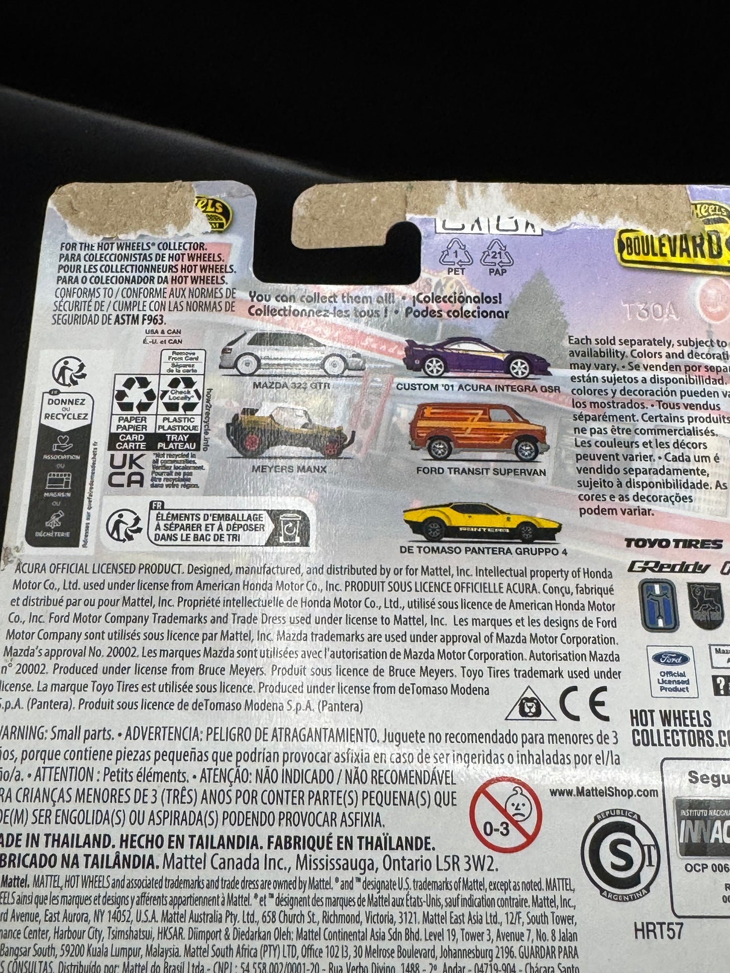 Bad Card Hot Wheels Premium Boulevard Meyers Manx # 108