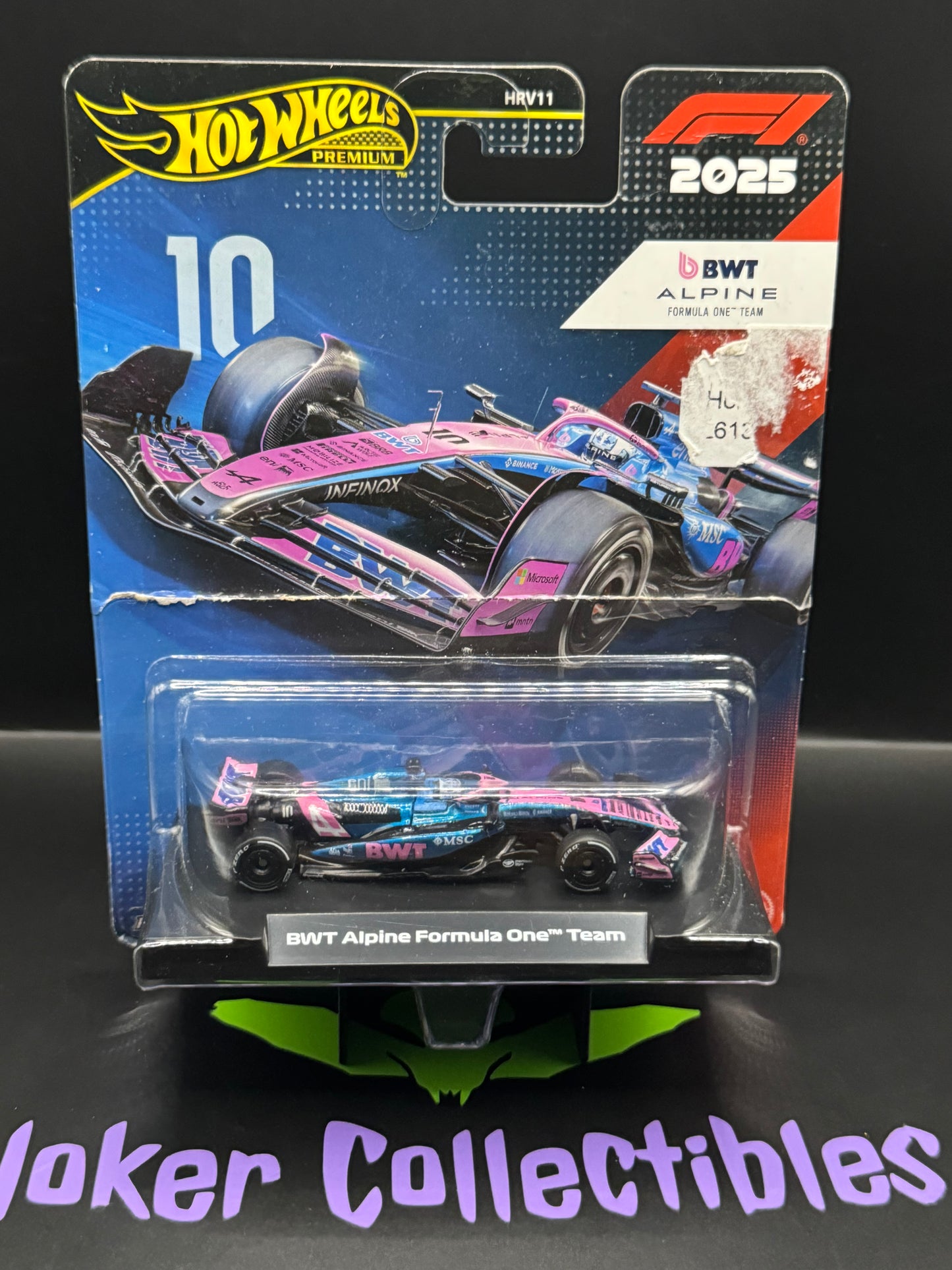 Bad Card Hot Wheels Premium 2025 F1 Formula One BWT Alpine One Team # 10