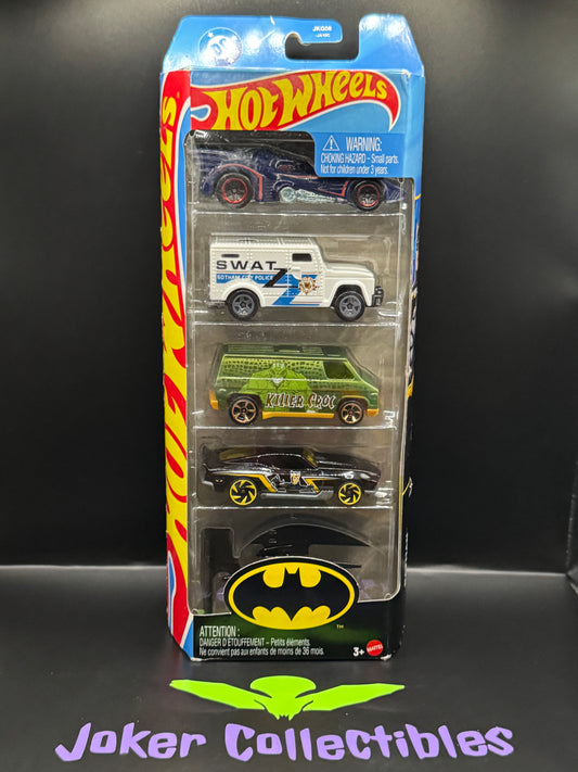 Bad Packaging Hot Wheels 5 Pack 2026 Batman Batmobile, Batplane, BLVD Bruiser, 70s Van, Armored Truck