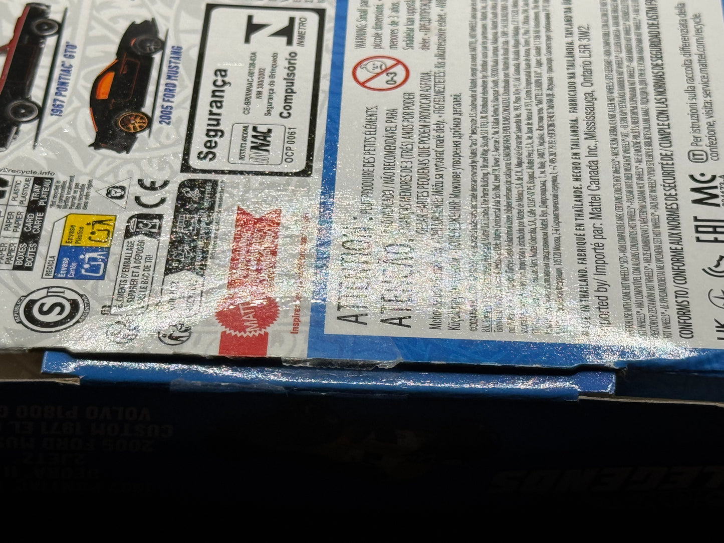 Bad Packaging Hot Wheels Silver Series 6 Pack 2025 Legends Tour 1967 Pontiac GTO, Deora II, 2Jetz, 2005 Ford Mustang, Custom 1971 El Camino, Volvo P1800 Gasser