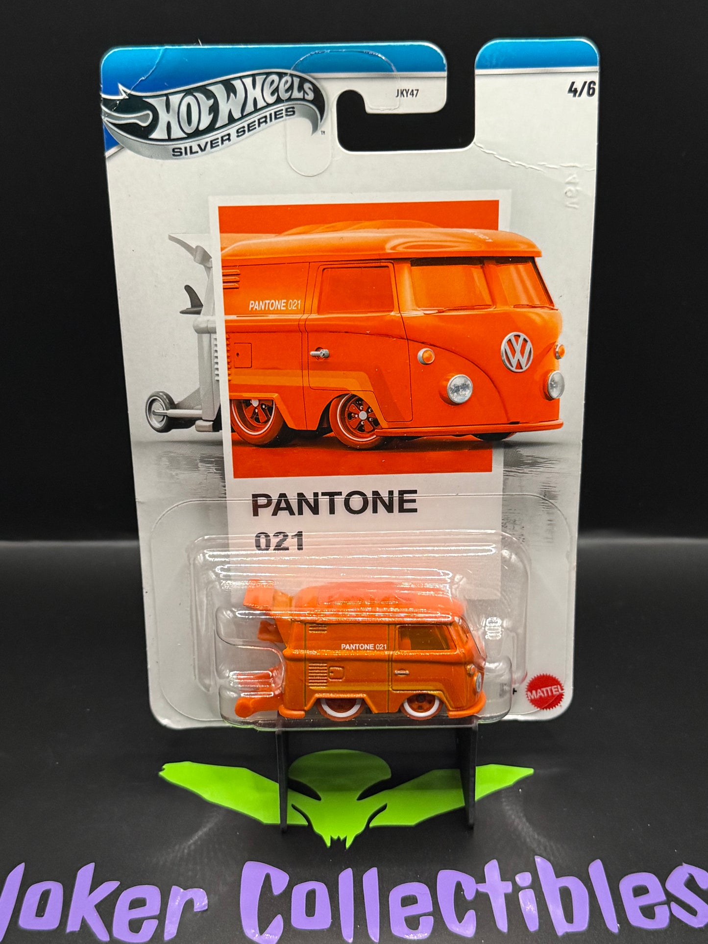 Bad Card Hot Wheels Silver Series Pantone Kool Kombi # 4/6