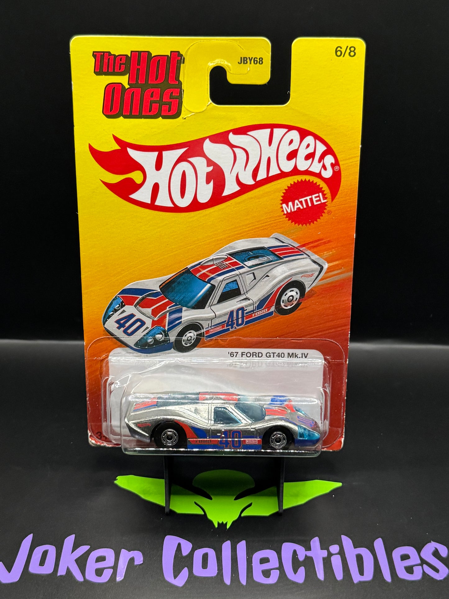 Bad Card Hot Wheels The Hot Ones '67 Ford GT MK.IV # 6/8