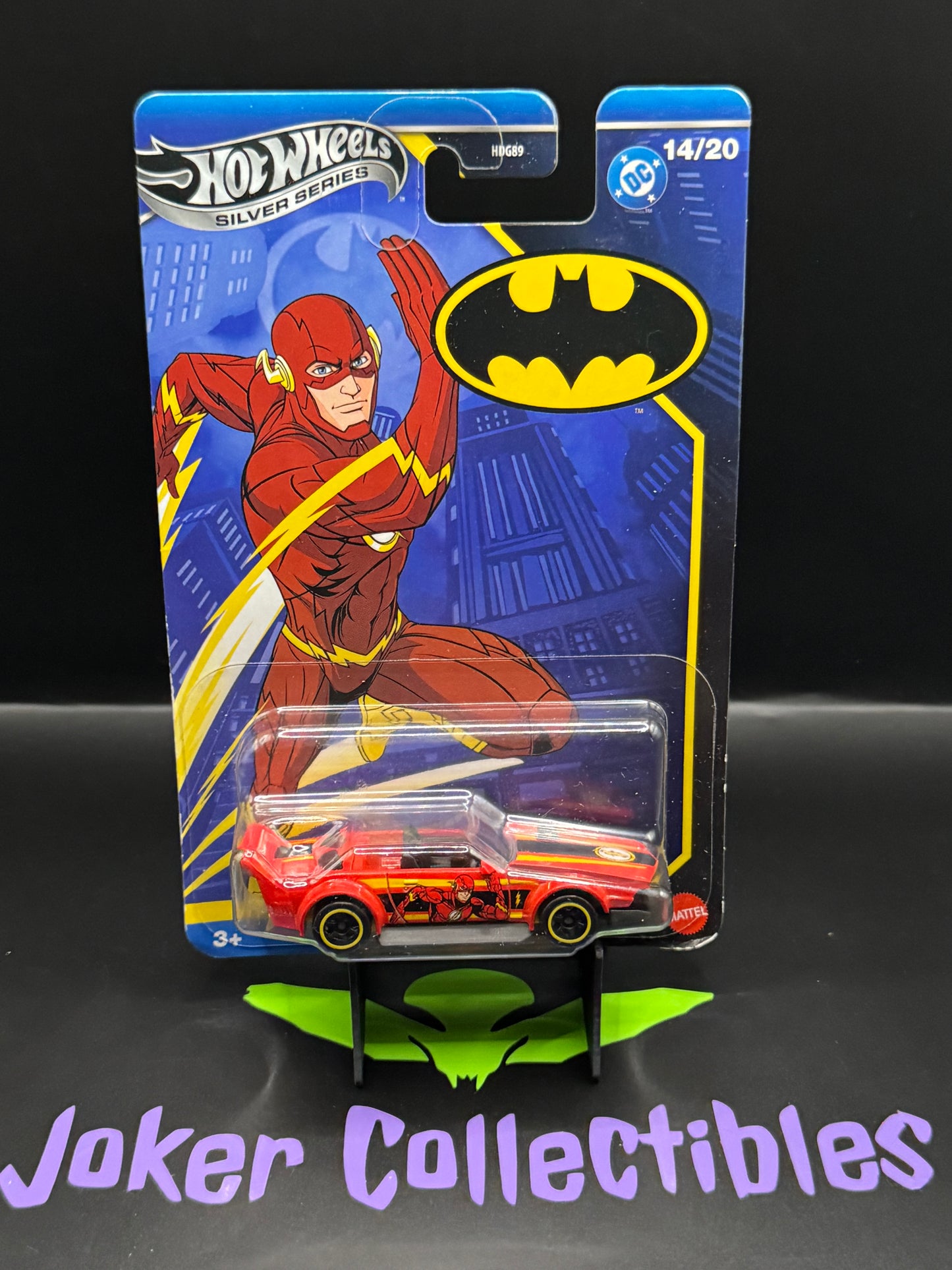 Bad Card Hot Wheels Silver Series Batman The Flash Track Manga # 14/20