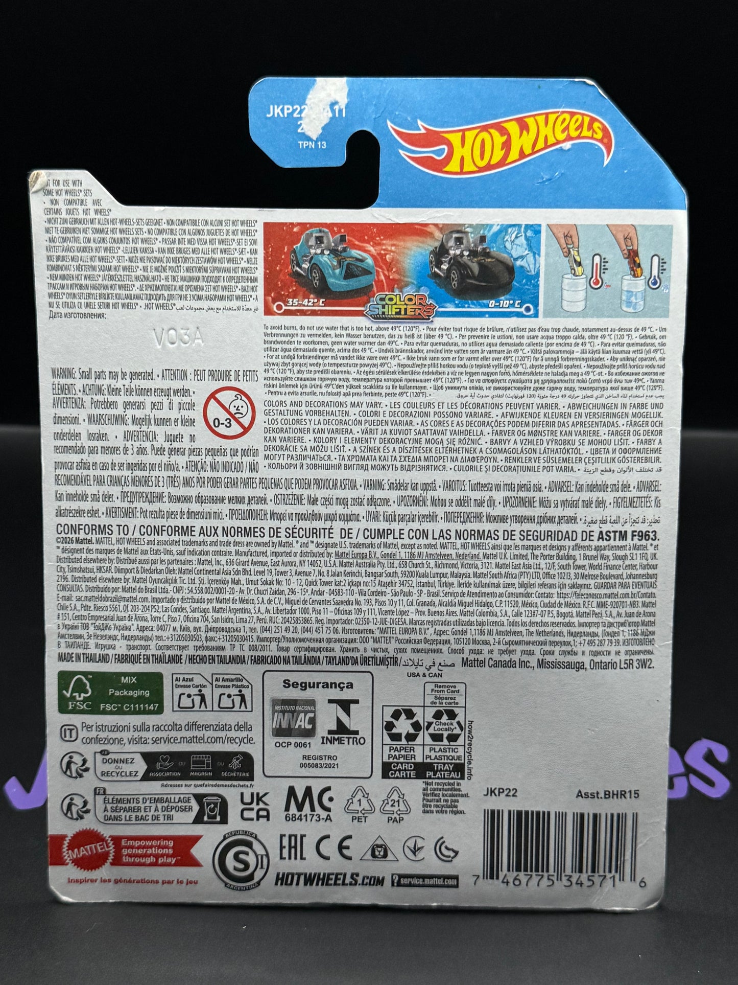 Bad Card Hot Wheels Color Shifters 2026 Magic 8 Ball Tooned Twin Mill