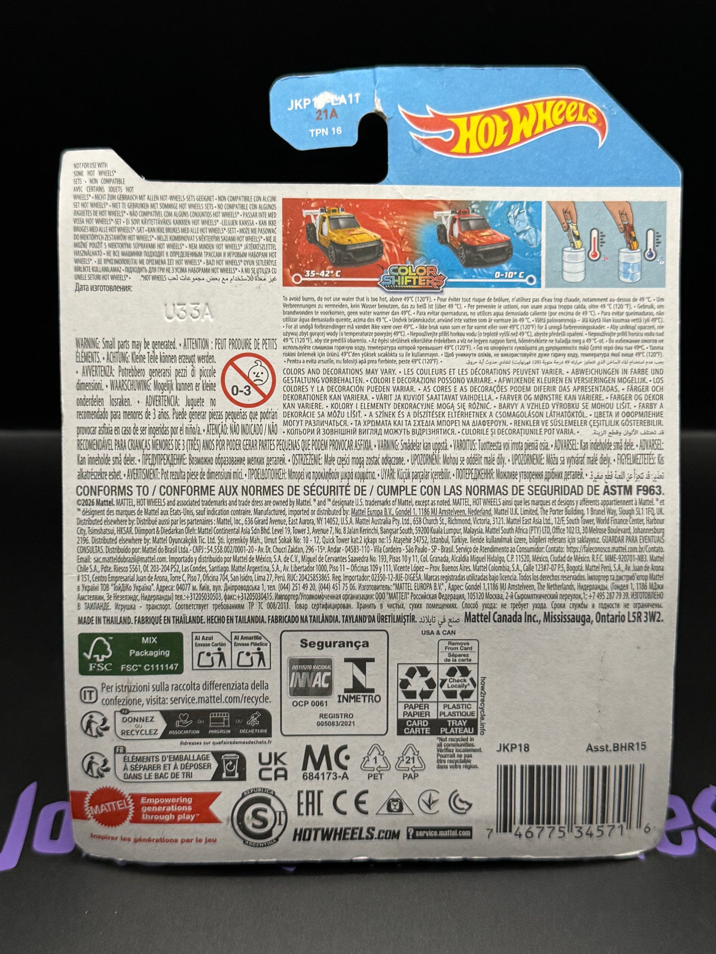 Bad Card Hot Wheels Color Shifters 2026 Lolux