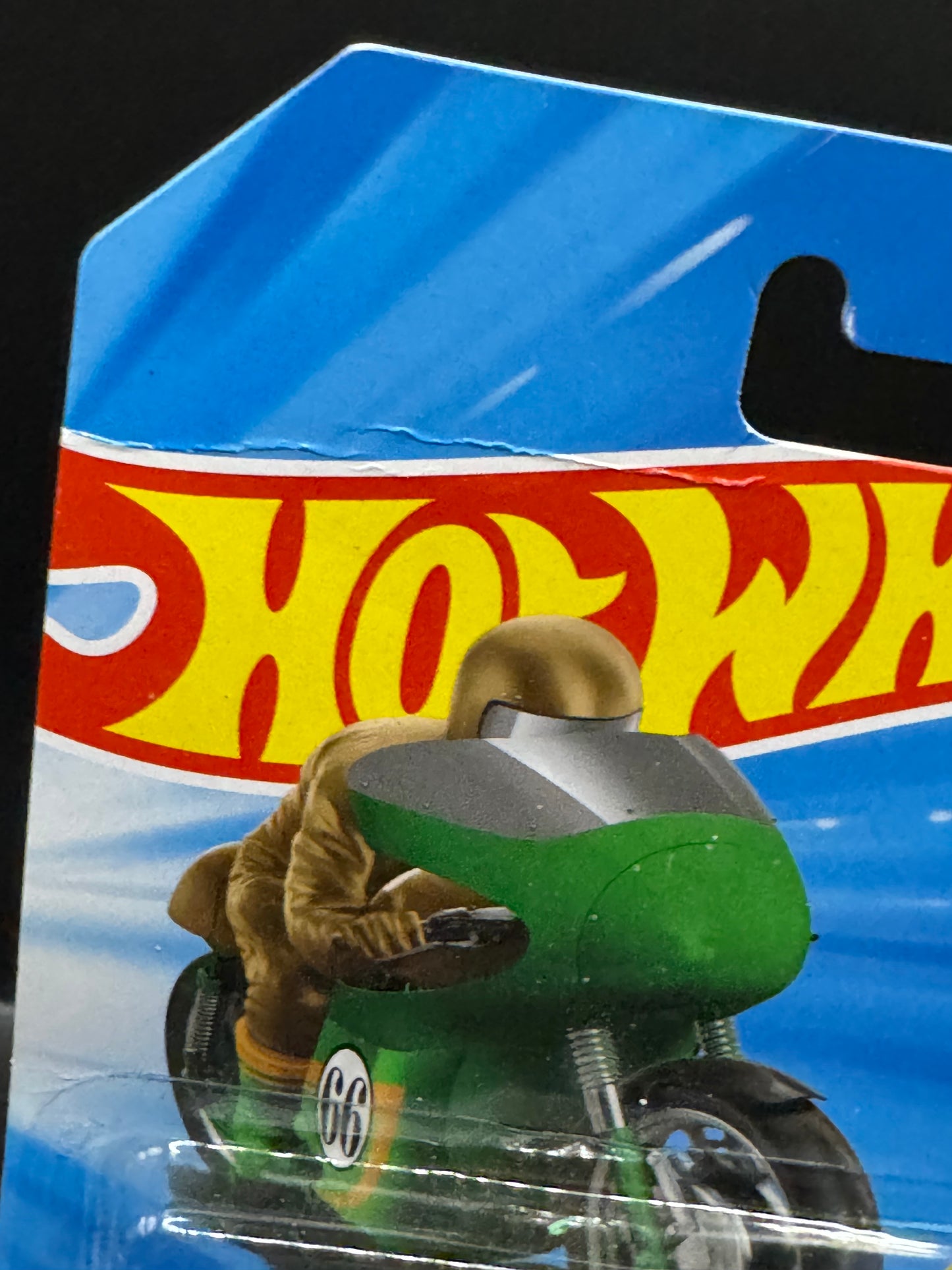 Bad Card Hot Wheels Treasure Hunt 1966 Triumph Tiger 100 235/250 Moto 5/5