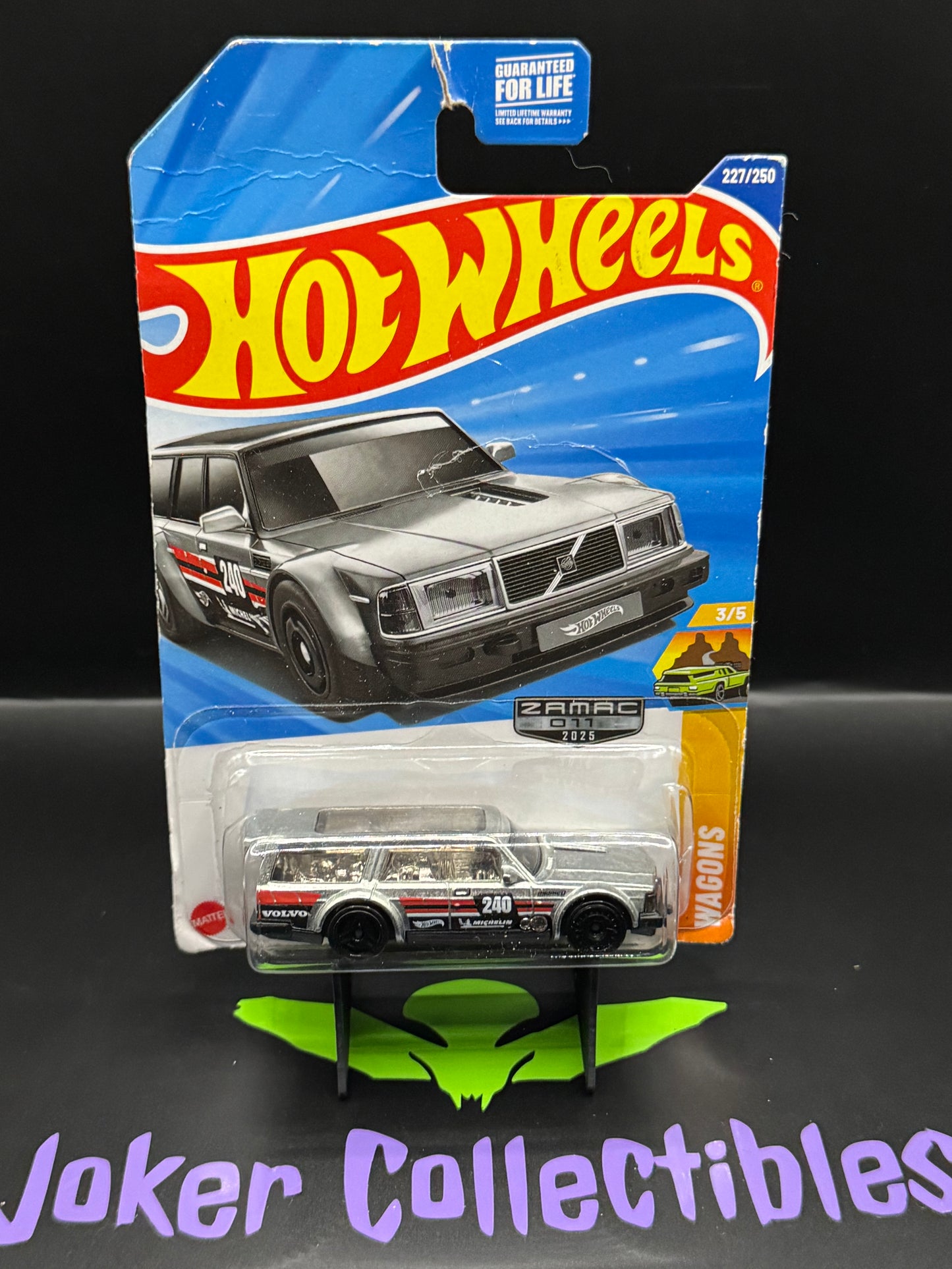 Bad Card Hot Wheels 2025 Zamac 011 Volvo 240 Drift Wagon 227/250 Wagons 3/5