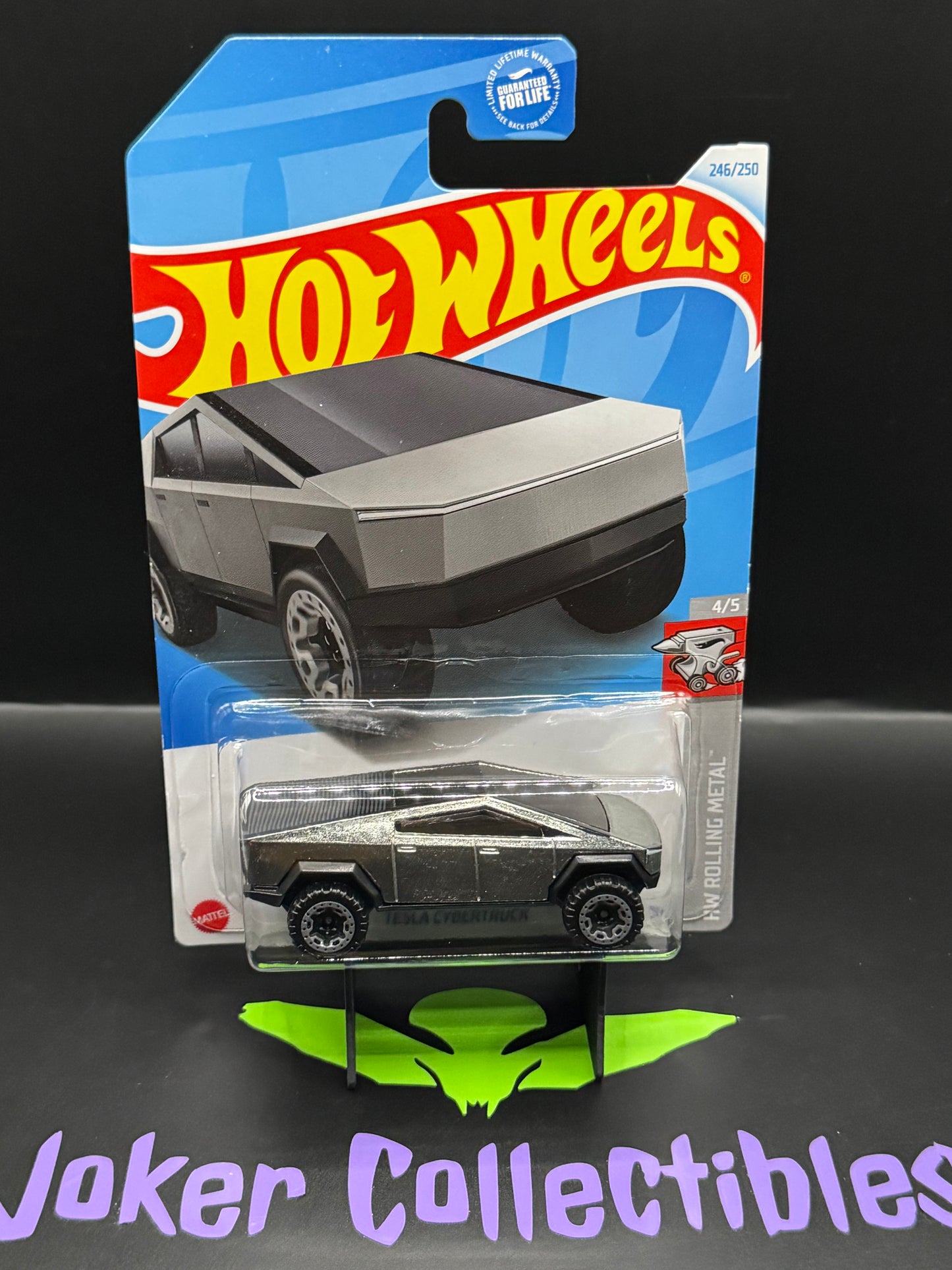 Hot Wheels Tesla Cybertruck 246/250 HW Rolling Metal 4/5  Q Case