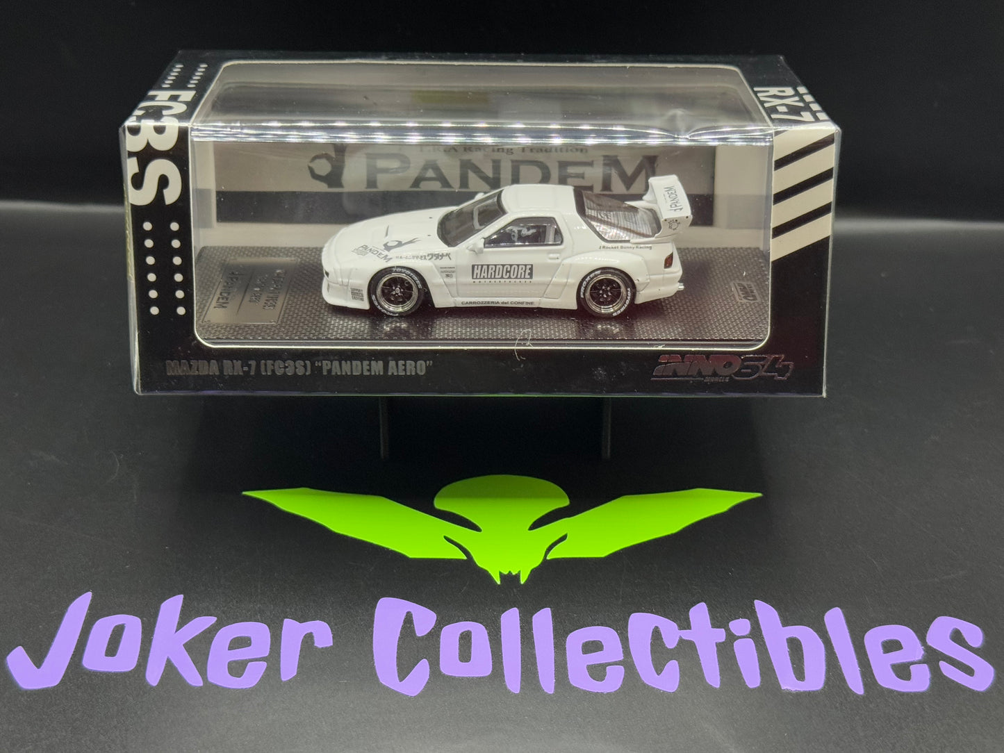 INNO64 Mazda RX-7 FCS3S Pandem Aero Widebody Kit White