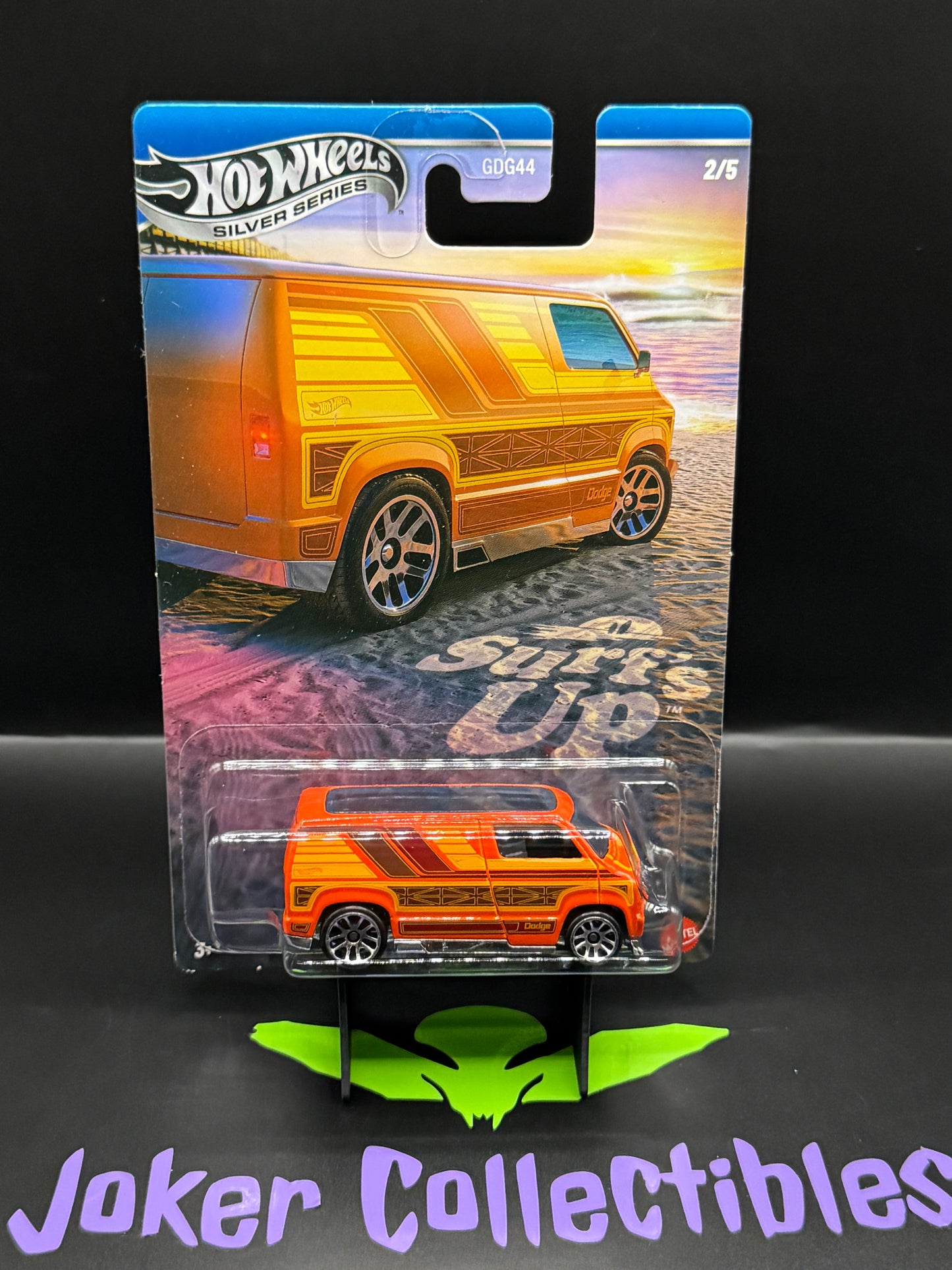 Hot Wheels Silver Series Surf's Up Custom '77 Dodge Van # 2/5