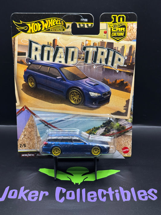 Hot Wheels Premium Car Culture 2026 Road Trip Subaru Legacy GT BP # 2/5