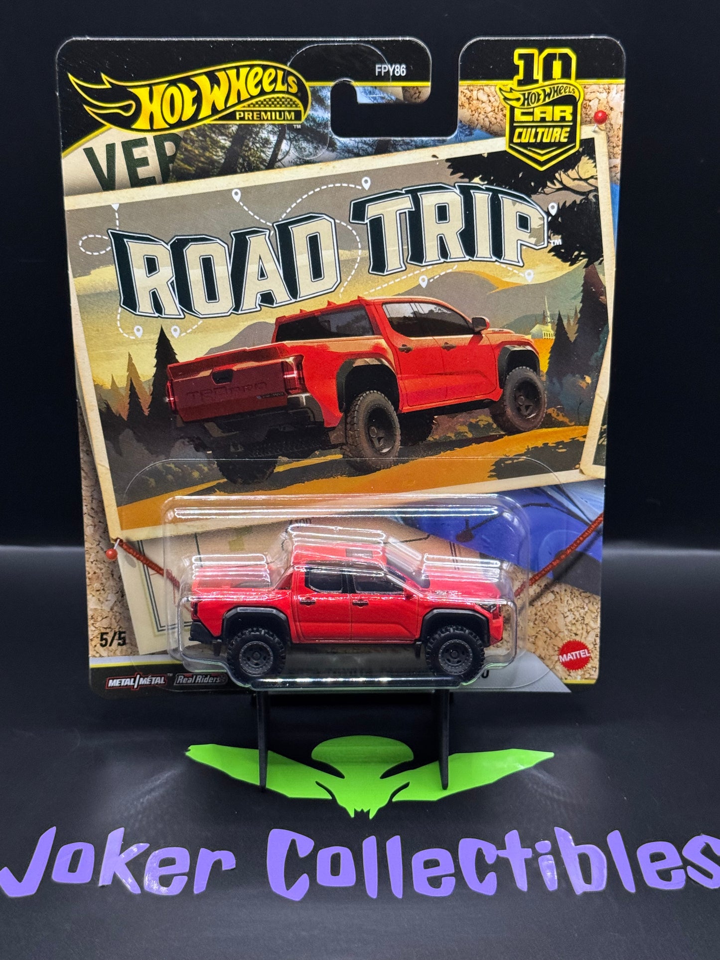 Hot Wheels Premium Car Culture 2026 Road Trip 2024 Toyota Tacoma TRD Pro # 5/5
