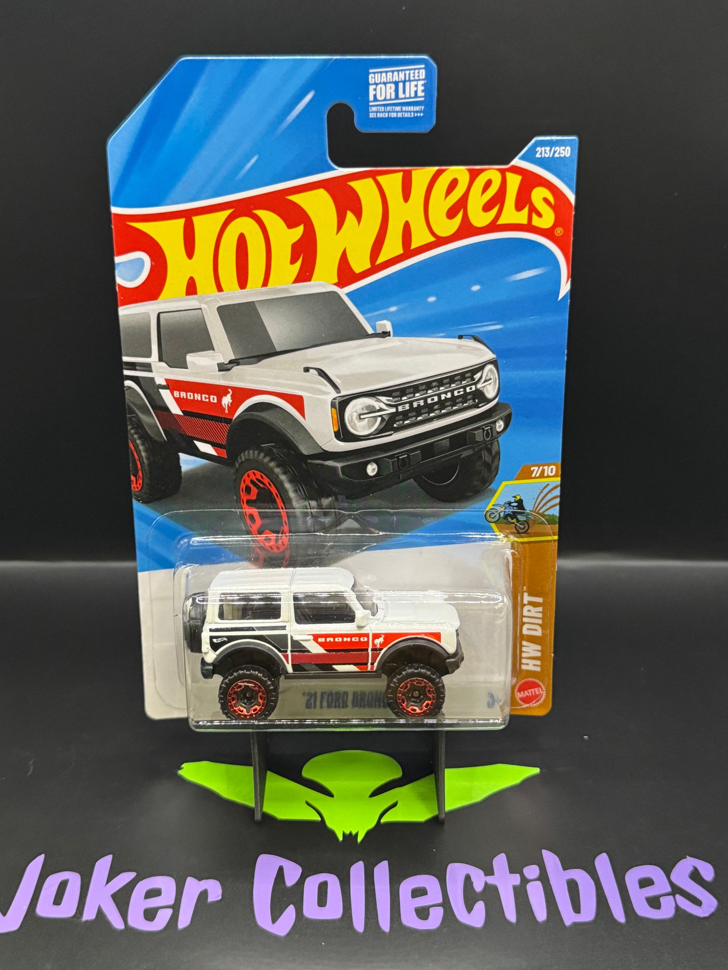 Hot Wheels 2026 White '21 Ford Bronco 213/250 HW Dirt 7/10 L Case