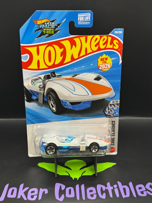 Hot Wheels 2026 White Project Twin Mill 219/250 Cool Classics 5/10 L Case