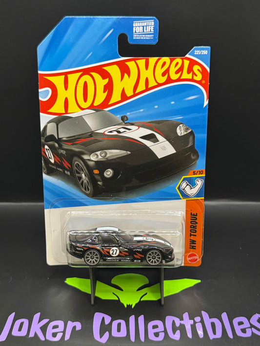 Hot Wheels 2026 Black '96 Dodge Viper GTS 221/250 HW Torque 5/10 L Case