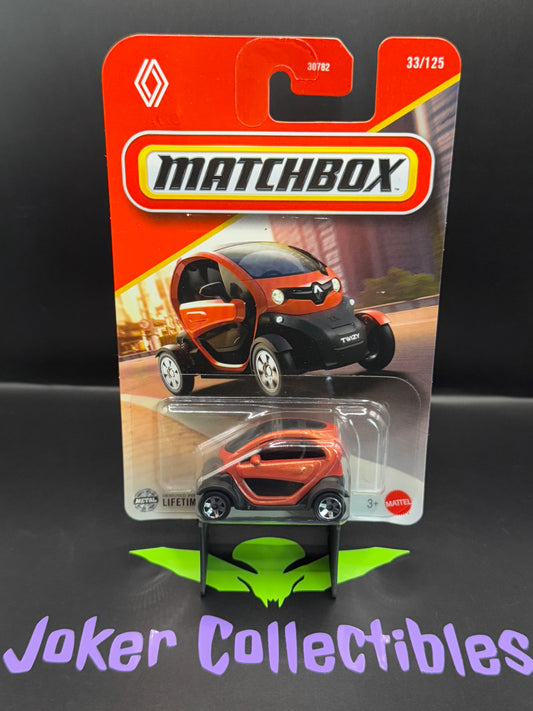 Matchbox 2025 Orange 2022 Renault Twizy # 33/125