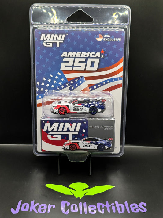 Mini GT #1301 Ford Mustang GTD America 250 USA Exclusive LHD