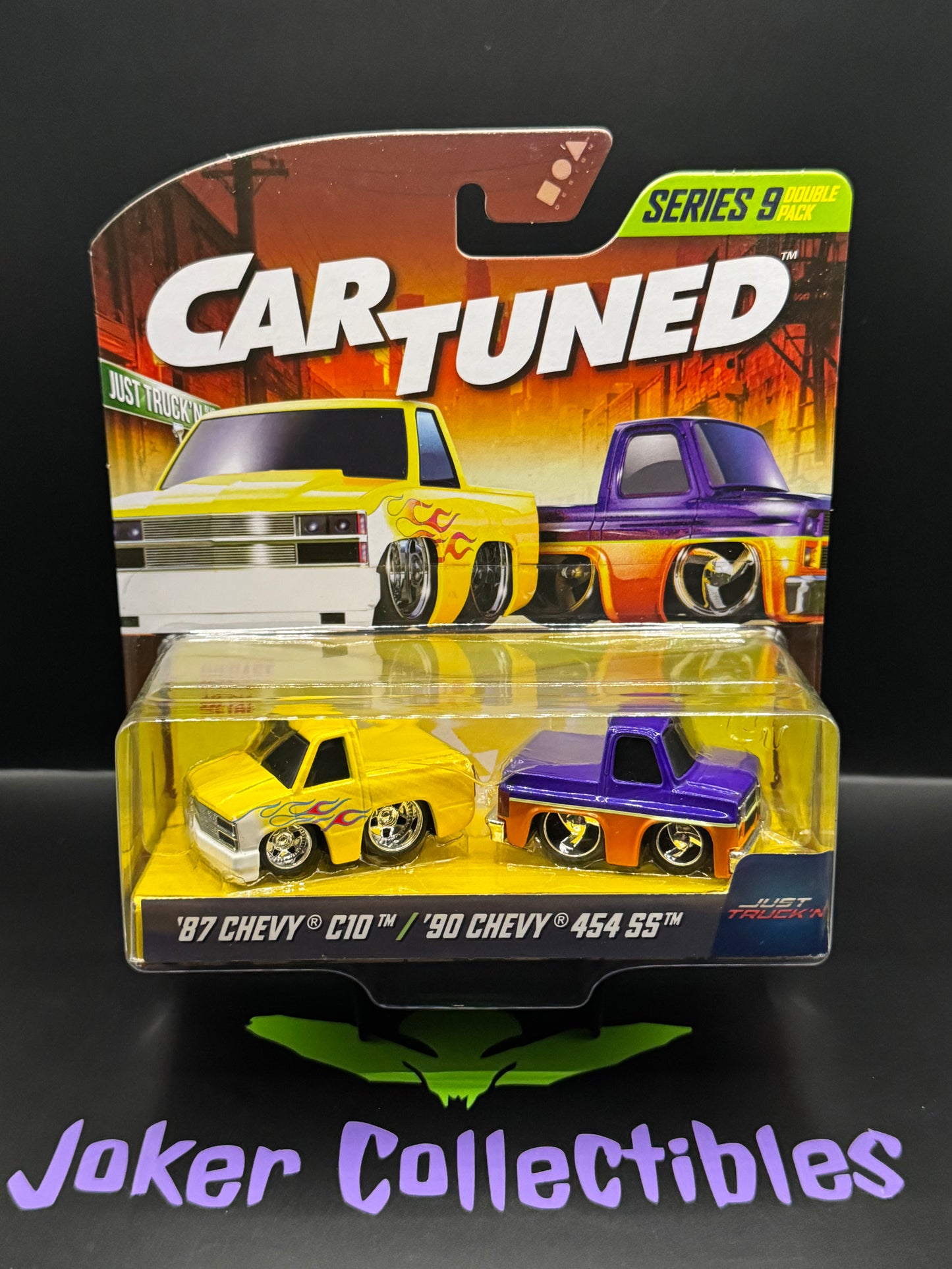 CarTuned Double Pack Series 9 Just Truck'N '87 Chevy C10 & '90 Chevy 454 SS Car Tuned