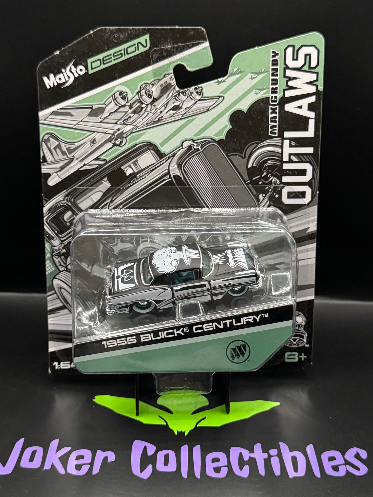 Maisto Design Max Grundy Outlaws 1955 Buick Century Black