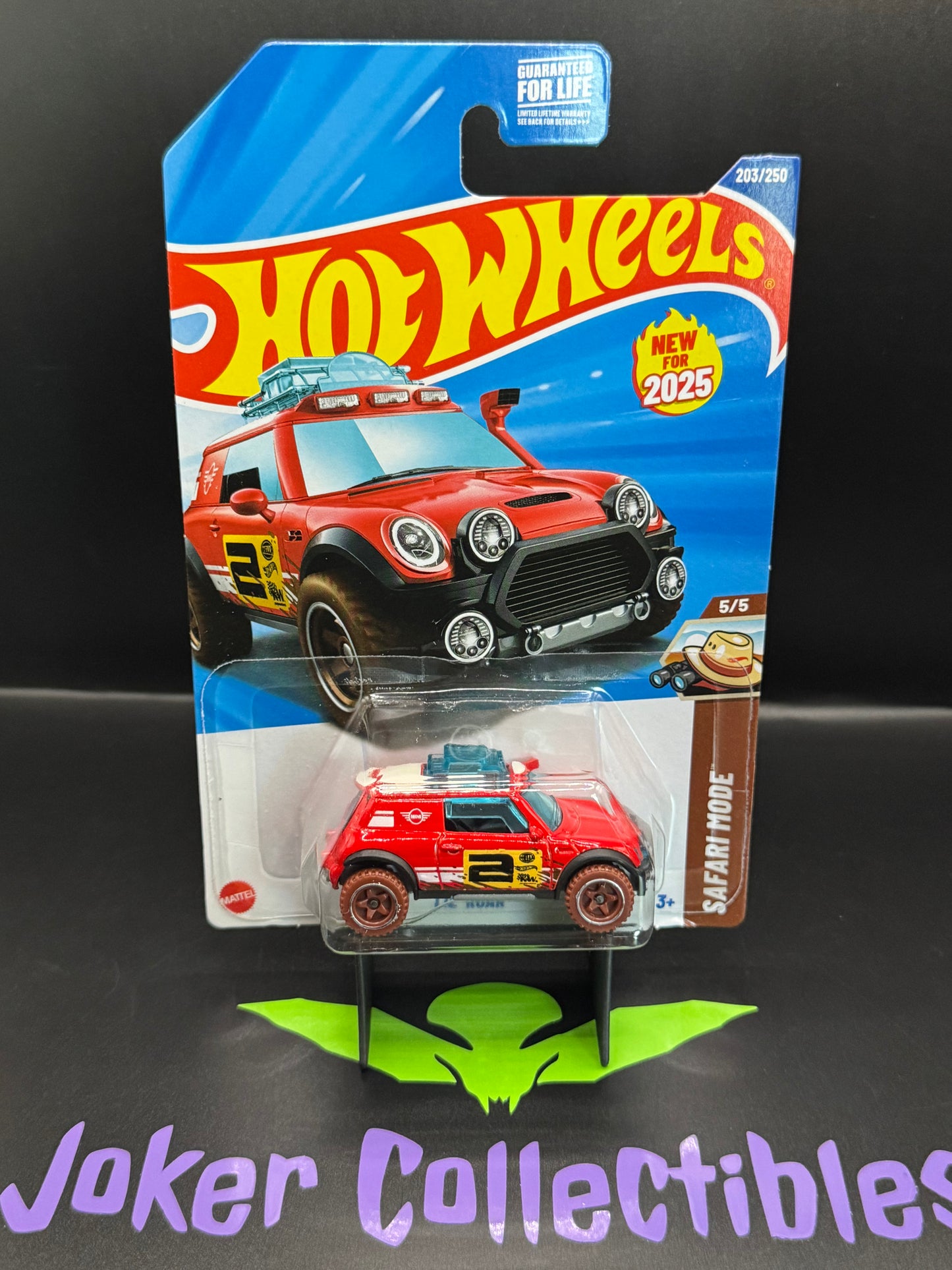 Hot Wheels 2025 Red Lil' Roar 203/250 Safari Mode 5/5 L Case