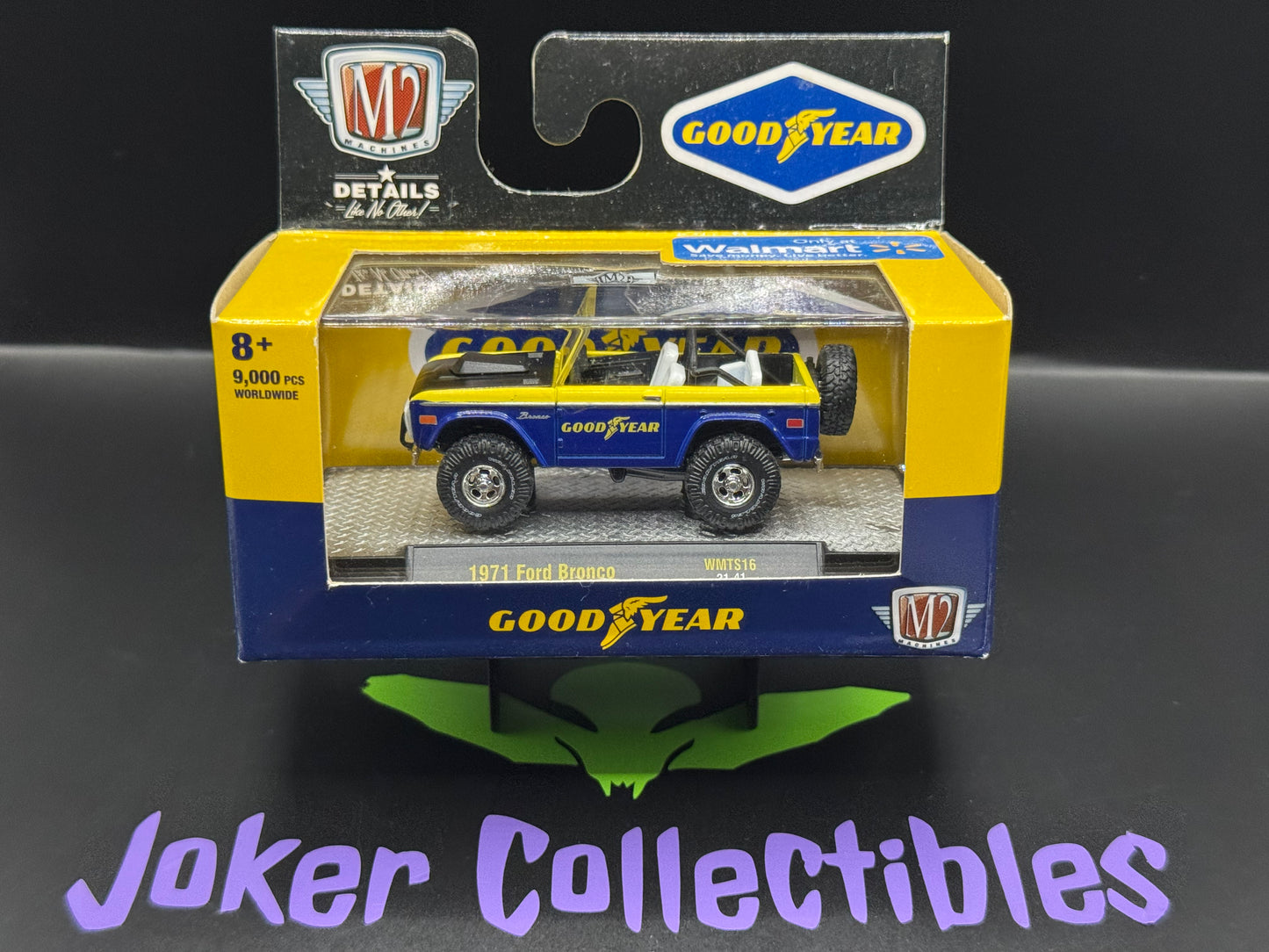 M2 Machines Goodyear Blue & Yellow 1971 Ford Bronco WMTS16 21-41