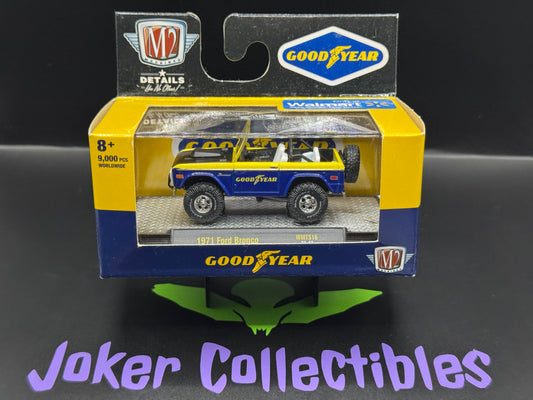 M2 Machines Goodyear Blue & Yellow 1971 Ford Bronco WMTS16 21-41