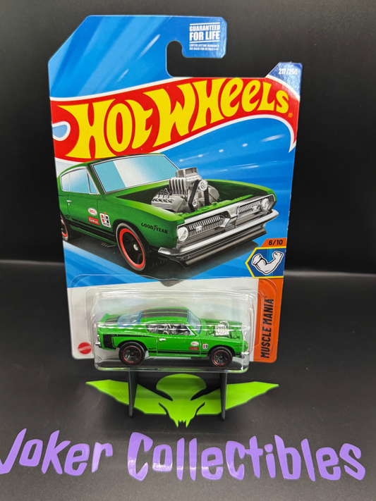 Hot Wheels 2025 Green King Kuda 217/250 Muscle Mania 6/10 L Case