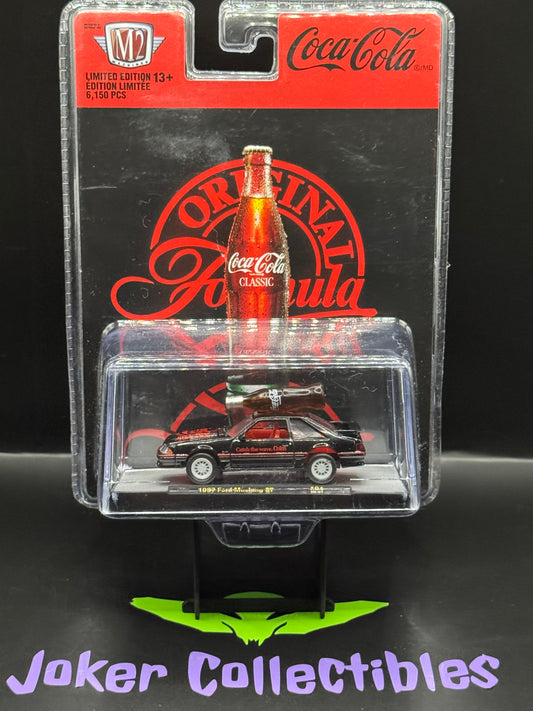 M2 Machines Coca-Cola Black & Red 1987 Ford Mustang GT A04 20-07