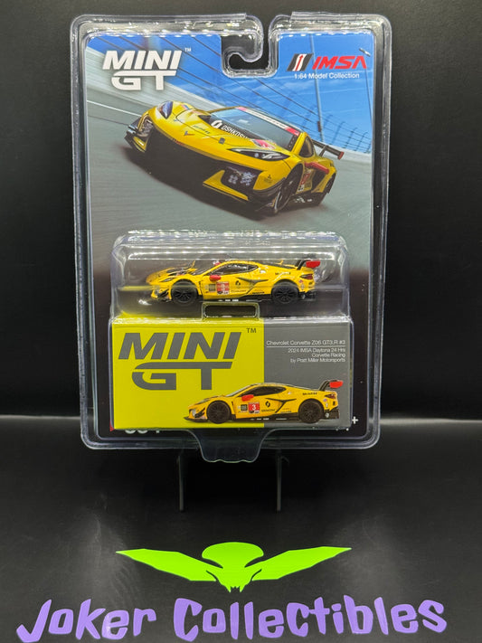 Mini GT #854 Chevrolet Corvette Z06 GT3.R #3 Corvette Racing by Pratt Miller Motorsports 2024 IMSA Daytona 24 Hrs