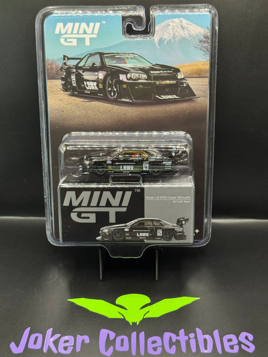 Mini GT #844 Nissan LB-ER34 Super Silhouette SKYLINE Black