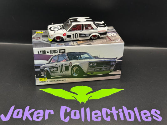 Kaido House Datsun 510 Street Team XMM V1 White KHMG176