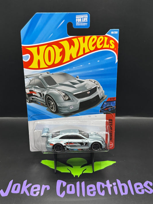Hot Wheels 2026 Silver '16 Cadillac ATS-V R 90/250 Nightspeed 7/10 M Case