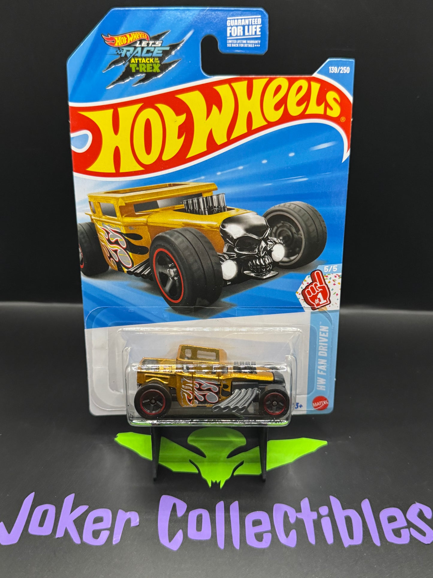 Hot Wheels 2026 Gold Bone Shaker 139/250 HW Fan Driven 5/5 M Case
